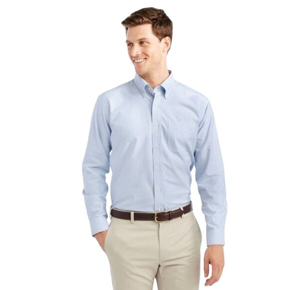 L.L. Bean Men's Wrinkle Resistant Oxford Cloth Shirt - Tall - Picture 1 of 9
